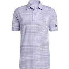 Adidas Men's Ultimate365 Allover Print Primegreen Polo Shirt - Violet Tone/Crew Navy