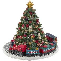 Kurt Adler Decorations Kurt Adler 6-Inch Christmas Tree with Train Music Box Decoration