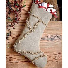 Stockings on sale VHC Brands Burlap Natural Reverse Seam 11x15 11x15 Stocking