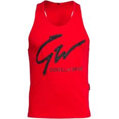 Gorilla Wear Evansville Tank Top Bodybuilding und Fitness Bekleidung für Herren, rot