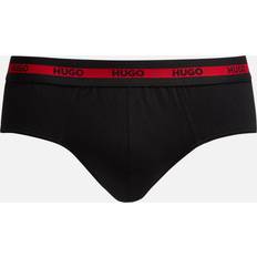 Herren - Schwarz Slips Hugo Boss Bodywear Three-Pack Cotton-Jersey Briefs