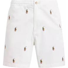 Polo Ralph Lauren Men - White - XXL Shorts Polo Ralph Lauren Prepster 6-Inch Stretch Chino Short White Embroidery