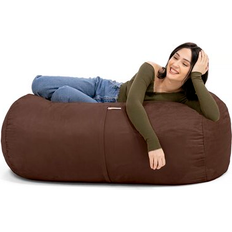 Jaxx 4' Lounger Bean Bag Chocolate Chocolate