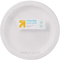 Plates, Cups & Cutlery up & up Disposable Plates Heavy Duty 8.5" 55pcs