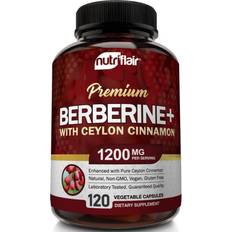 Multivitamins Supplements Nutriflair Premium Berberine HCL 1200mg 120
