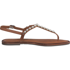 Tamaris Leather Sandal - Cognac