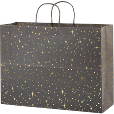 Gift Bags Foil Star Dotted Medium