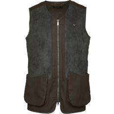 L Vester Chevalier Vintage Dogsport Vest Men Leather Brown