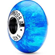 Blue Charms & Pendants Pandora Charm - Silver/Opal