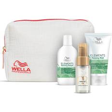 Wella Geschenkboxen & Sets Wella Care Elements Travel Set Renewing Shampoo Renewing Mask Oil Reflections Luminous Reflective