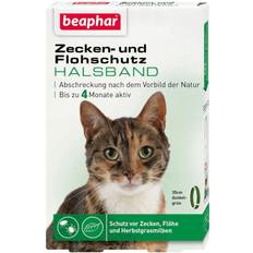 Beaphar Katzen Haustiere Beaphar Zecken- & Flohschutz Halsband Katze Schutz vor Zecken
