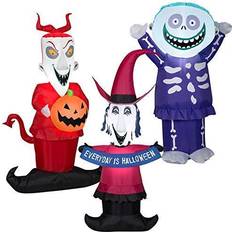 Gemmy Inflatable Decorations Shock & Barrel Halloween Lock
