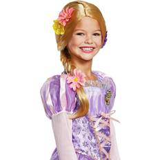 Long Wigs Disguise Kids Tangled Rapunzel Deluxe Wig