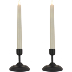 Black LED Candles National Tree Company HGTV Collection Set 2 Heritage Flameless LED Candle