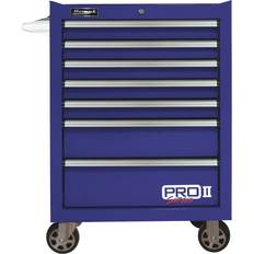 Tool Trolleys 27 in. Pro 2 7-Drawer Roller Cabinet Blue