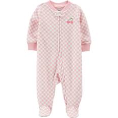 Carter's Baby's Embroidered Cherry Sleep & Play Pajamas - Pink