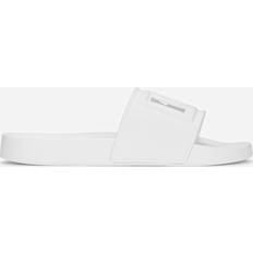 Dolce & Gabbana Slippers & Sandals Dolce & Gabbana Logo cut-out slides white