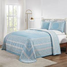 Oversized king bedspreads Superior Blend Oversized Vintage Floral Scroll Bedspread