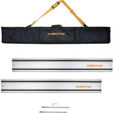 Makita 194368-5 55 In. Guide Rails for Track Saws (x2) with Guide Rail  Connector Kit and Premium Padded Protective Guide Rail Bag