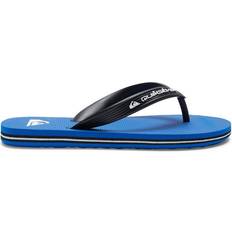 Blue Flip Flops Children's Shoes Quiksilver Boy's Molokai Flip-Flops - Black/Blue/Black