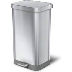 Qualiazero 20 Gallon Trash Can, Stainless Steel Step On Kitchen Trash Can,  Stainless Steel