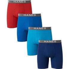 Hanes Men's Ultimate Comfort Flex Fit Ultra Soft Boxer Briefs 4-pack - Assorted