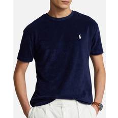 Baumwolle - Herren - M Bekleidung Polo Ralph Lauren Terry Cotton Tee Newport Navy Blau t-shirt Grösse: