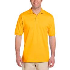 Men - Yellow Polo Shirts Jerzees SpotShield 50/50 Polo, Men's, Medium, Yellow