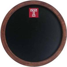 Wall Decor The Fan-Brand Temple Owls 20.25'' Round Chalkboard Barrel Top Sign Wall Decor