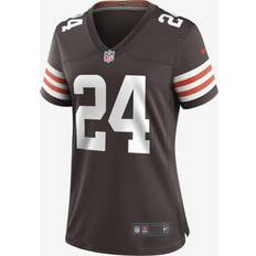 Men's Nike Brown/Orange Cleveland Browns Brownie The Elf Historic Raglan  Crew Performance Sweater 