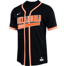 Oklahoma State Men's Nike College Full-Button Baseball Jersey.