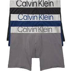 Calvin Klein Men's Cotton Stretch 7-Pack Hip Brief, 3 Black, 2 Blue Shadow,  2 Cobalt Water, S at  Men's Clothing store