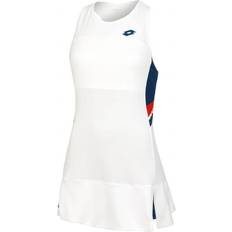 Tennis - Weiß Kleider Lotto Squadra III Dress Women white