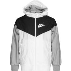Down Jackets Outerwear Children's Clothing Nike Boy's Sportswear Windrunner - White/Black/Wolf Grey/White (850443-102)