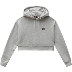 Dickies Oakport Cropped Hoodie - Grey Melange