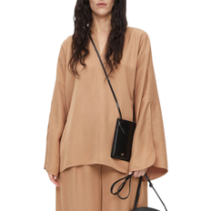 By Malene Birger T-skjorter By Malene Birger Calias Bluse Tobacco Brown