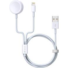 devia 2-i-1 Lightning Kabel m/Apple Watch oplader