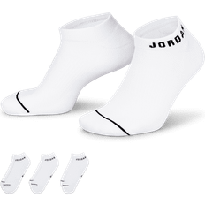 Elastan / Lycra / Spandex Undertøy Jordan Everyday No-Show Socks 3 Pairs White