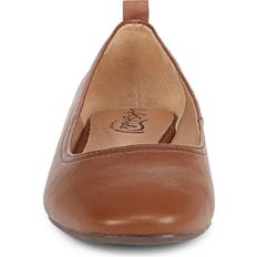 LifeStride Cameo Flat Shoes Brown Synthetic Fabric