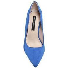 Heels & Pumps French Connection Women's Scallop Pump in Royal Suede Size M