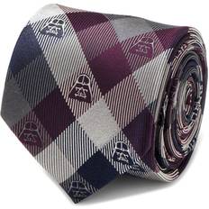 Star Wars Darth Vader Plaid Silk Tie PLUM