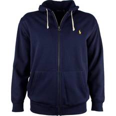 Polo Ralph Lauren Athletic Fleece Jacket Cruise Navy/Clubhouse Cream at Car