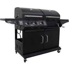 Warming Rack Dual Fuel Grills Char-Broil Deluxe Charcoal and Gas Combo Grill