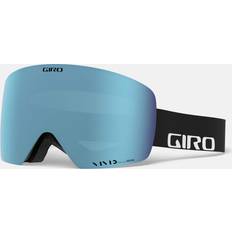 Giro Ski Equipment Giro Contour Ski Goggles Snowboard Goggles for Men & Women Black Wordmark Strap with Vivid Royal/Vivid Infrared Lenses