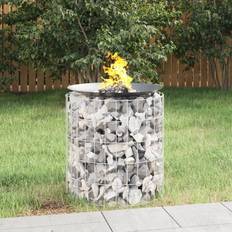 Jern Bålpanner & Utepeiser vidaXL 50 Gabion Fire Pit