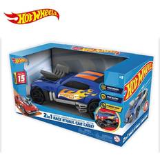 Toy Garage Hot Wheels 2-in-1 Race N' Haul Storage Case