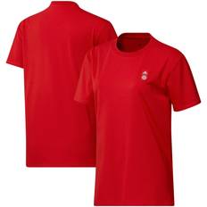 FC Bayern München T-Shirts Adidas FC Bayern München DNA T-Shirt Rot Damen