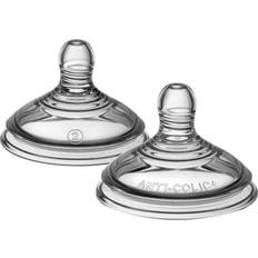 Baby Bottles & Tableware Tommee Tippee Advanced Anti-Colic System Teats Medium Flow 3m+ 2-pack