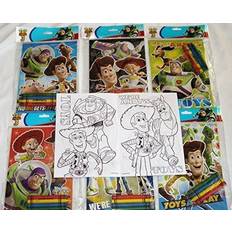 Creativity Sets Coloring book 12 sets of disney pixar toy story and crayon set children party