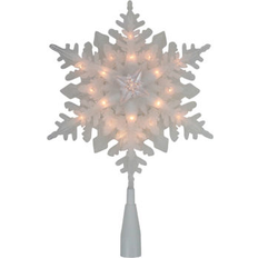 Northlight Lighted Frosted Snowflake Topper